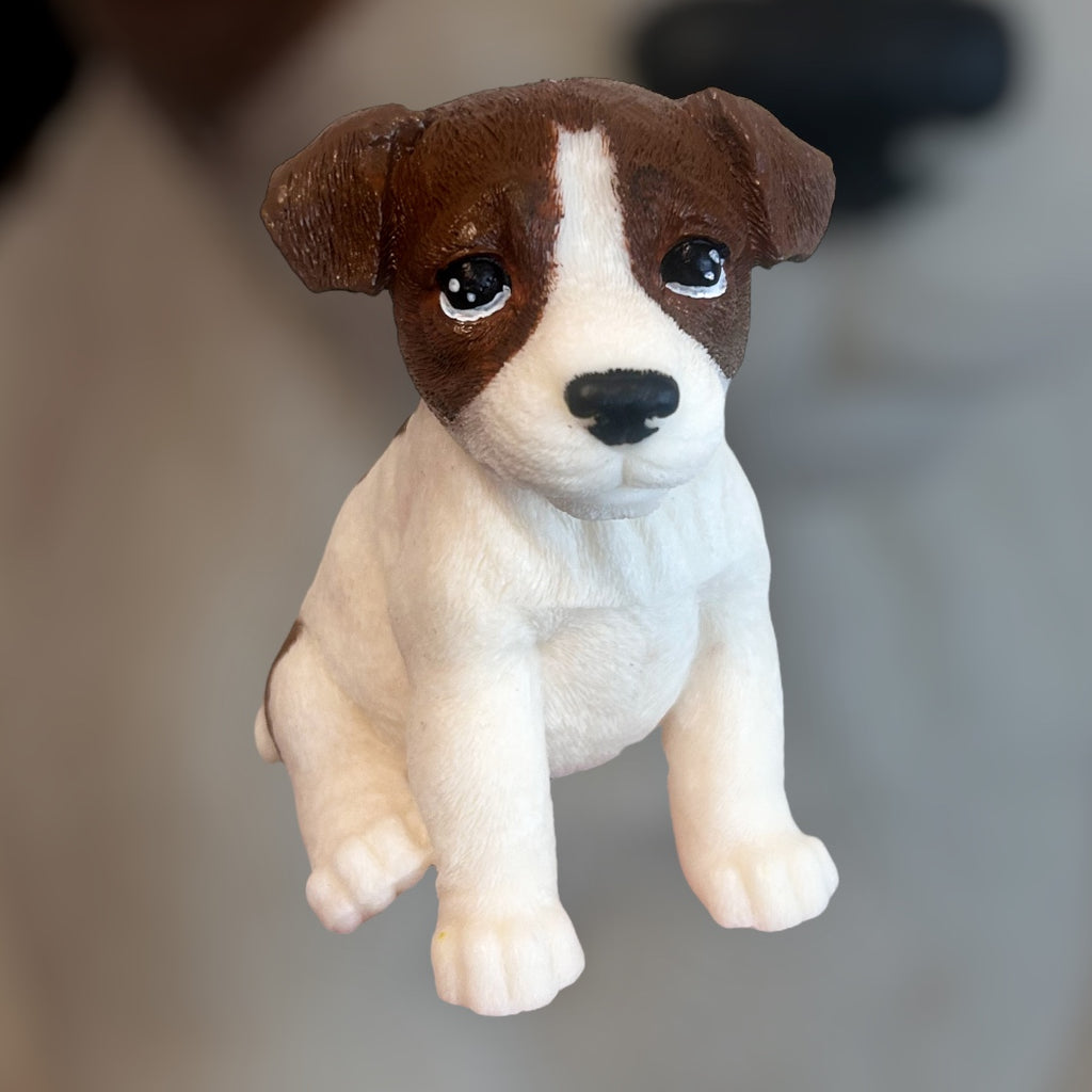Customised Jack Russell candle