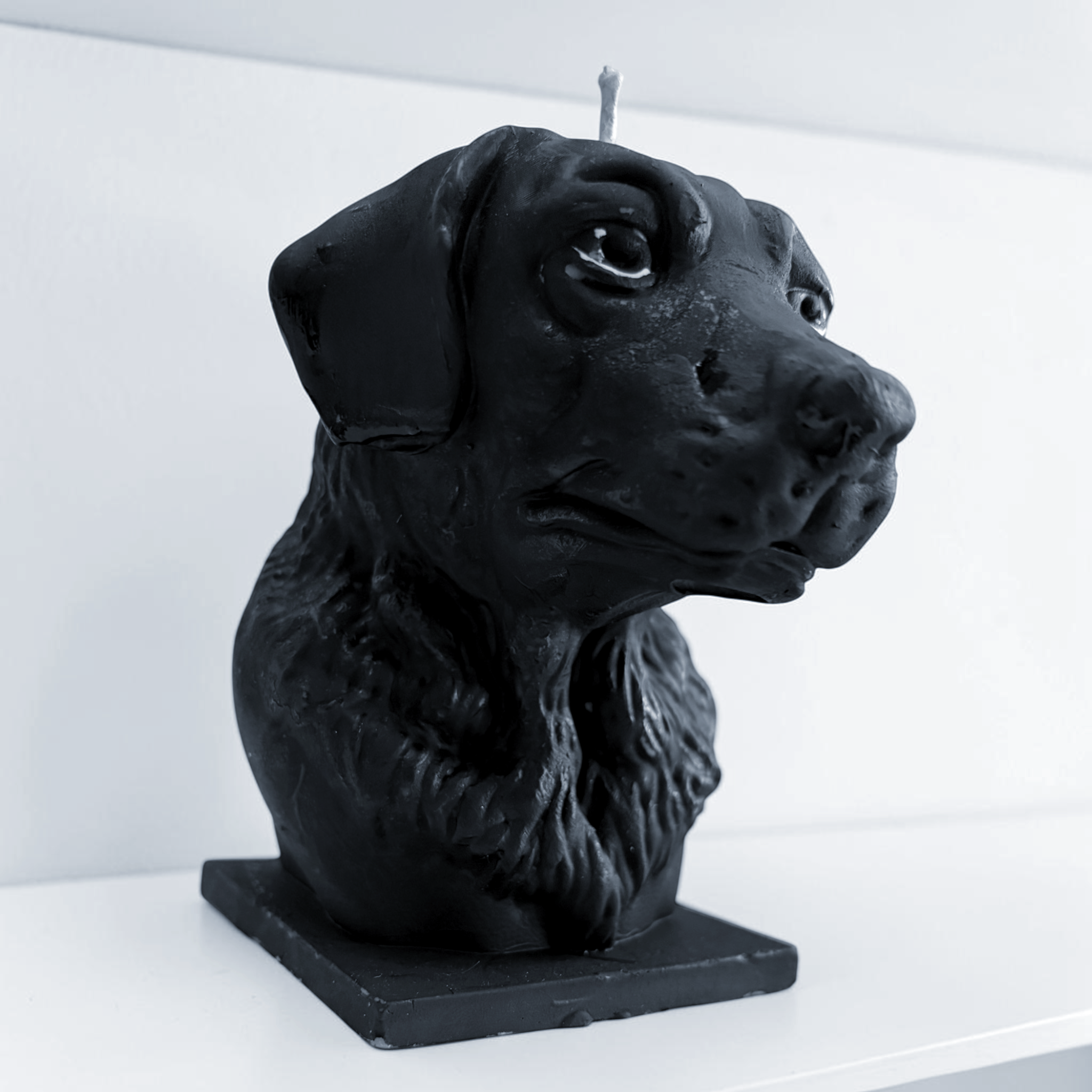 Black Labrador Decorative Soy Wax Candle