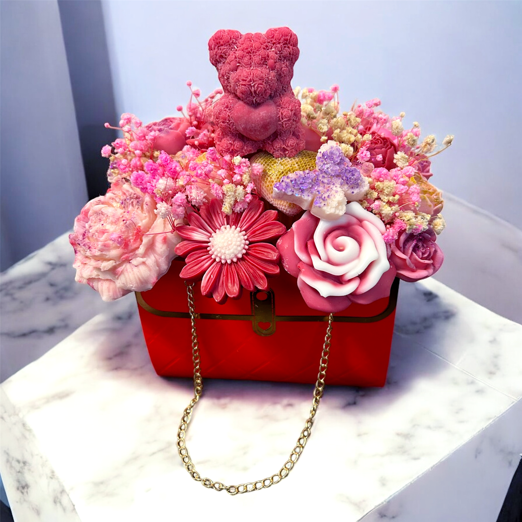 Wax melt flower bouquet