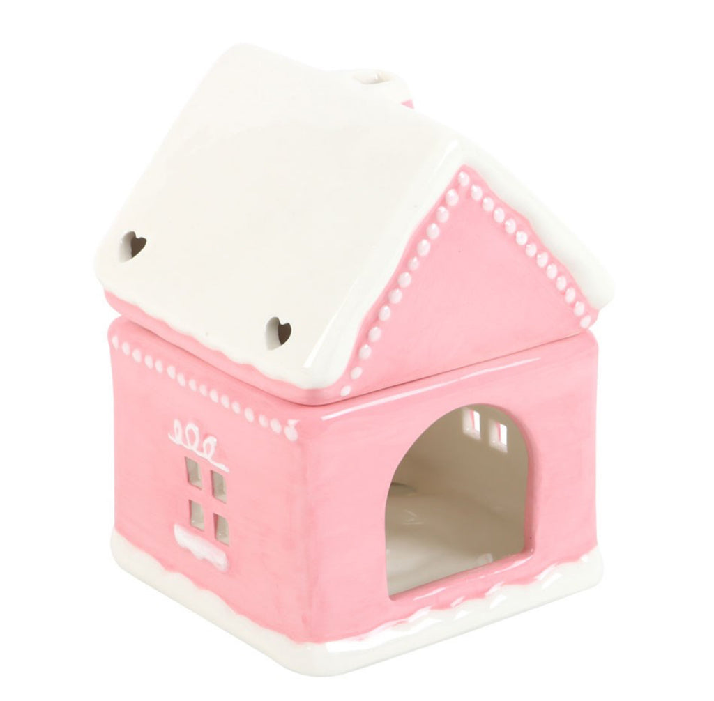 Pink gingerbread house burner
