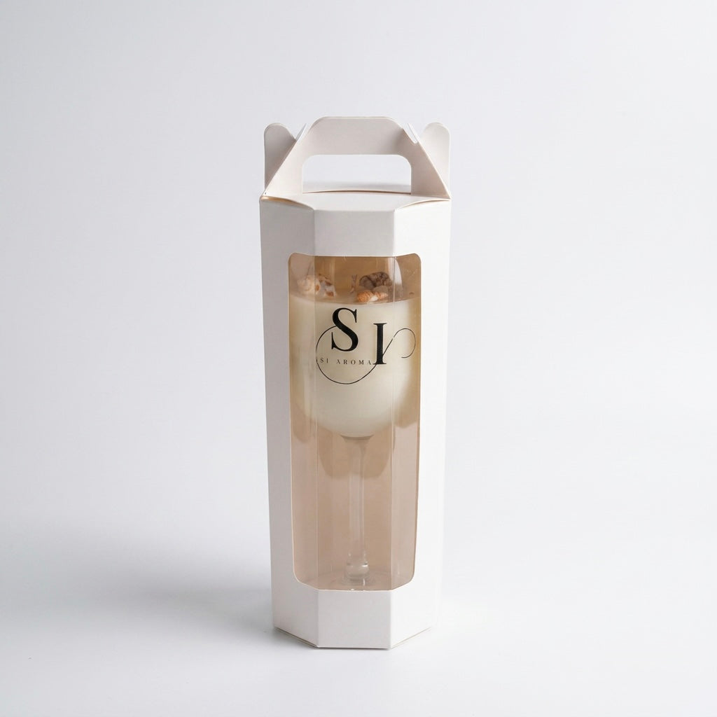 Rhubarb & Custard Scented Candle | Luxury Home Fragrance | SI AROMA