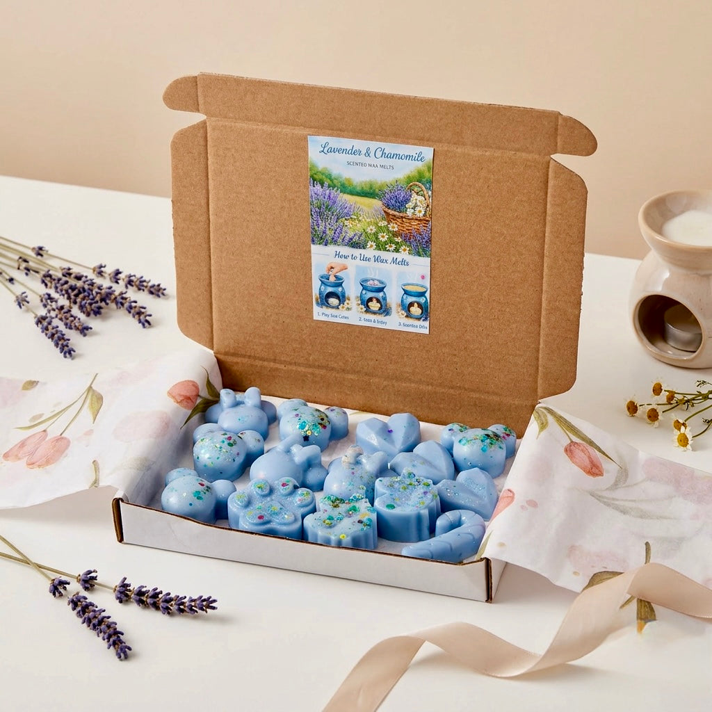 Lavender & Chamomile Wax Melts - Floral & Calming Scent