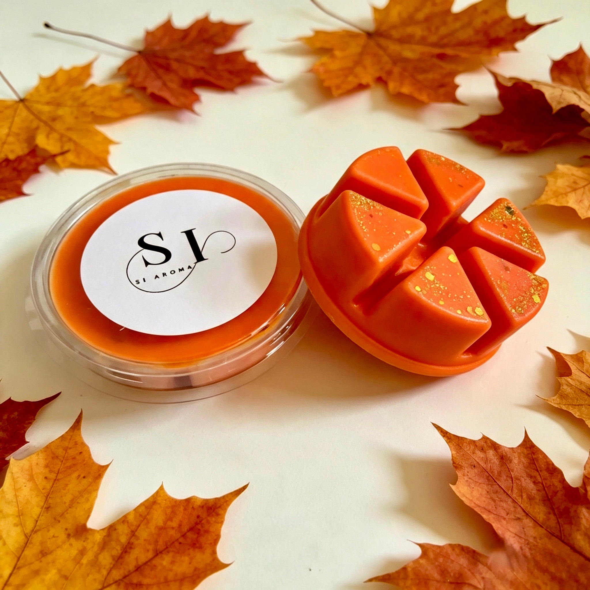 Autumn Leaves wax melt pot
