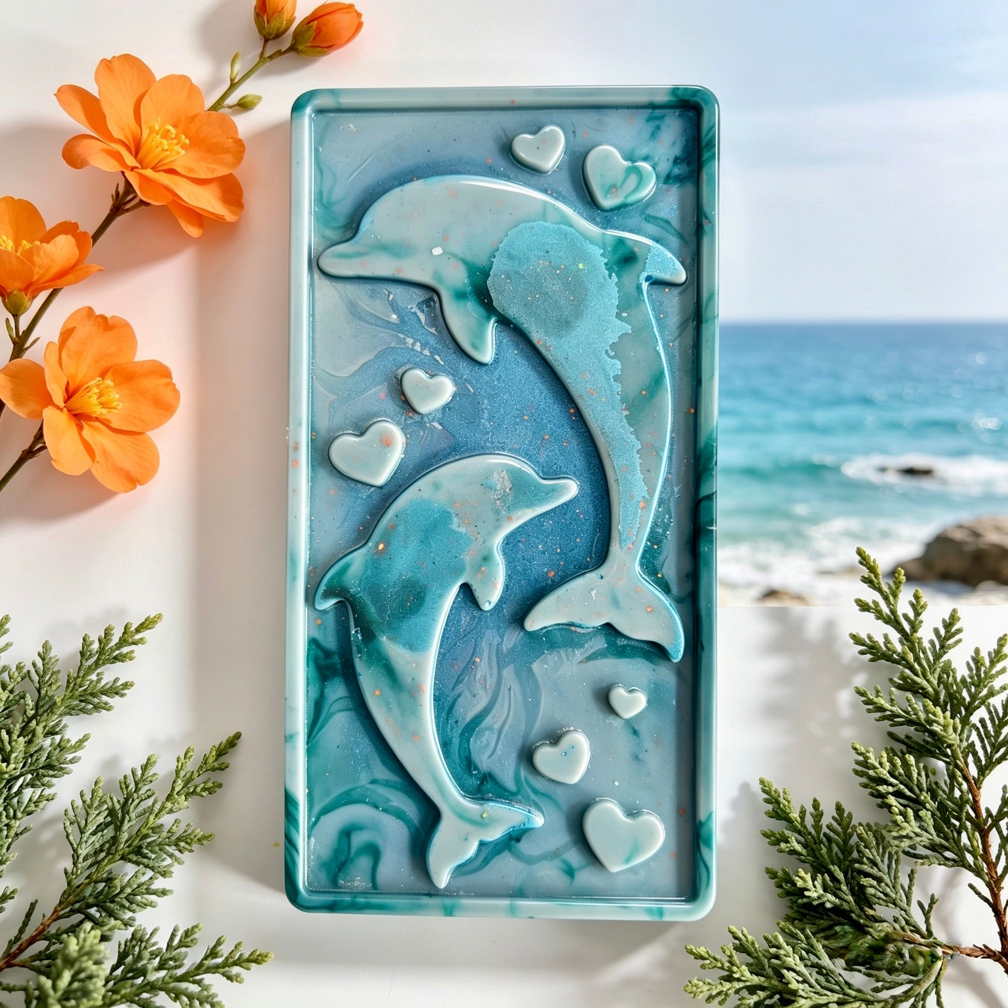 Extra Large Dolphin Wax Melt Snap Bar