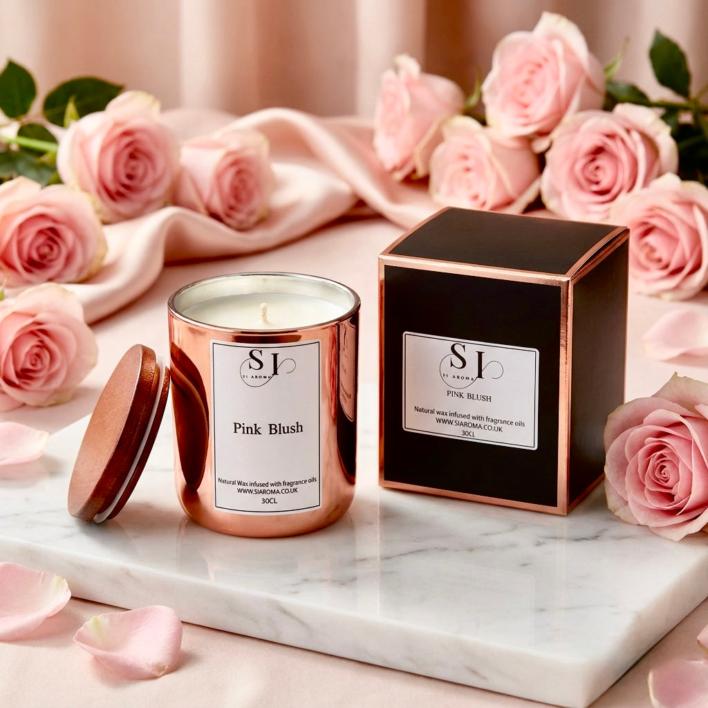 30cl Pink blush Soy Wax Candle