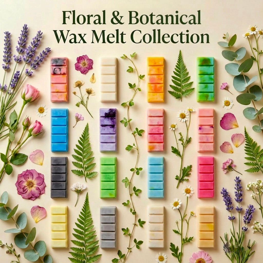 Floral & Botanical Wax Melt Snap bars (50g)