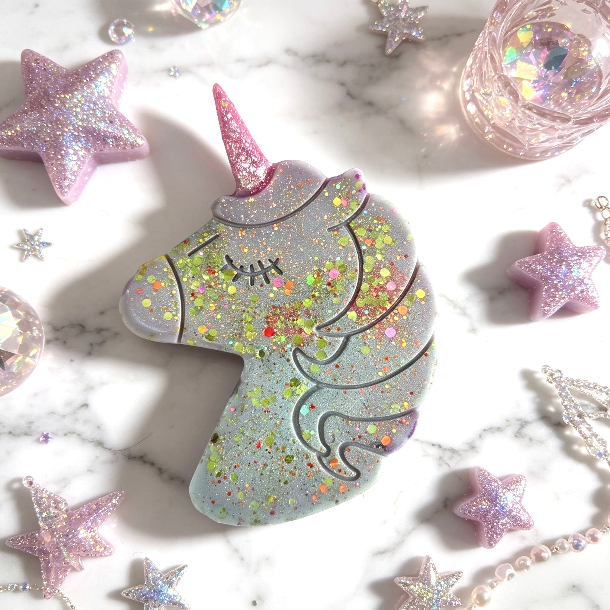 Large Beautiful Unicorn Wax Melt
