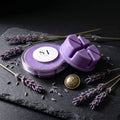 Lavender & Leather wax melt pot