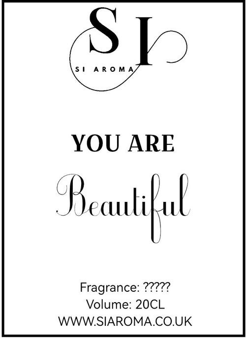 "You Are Beautiful" Message Candle – Rose Gold 20cl Soy Wax Candle