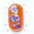 Floral & Butterfly Oval Resin Tray