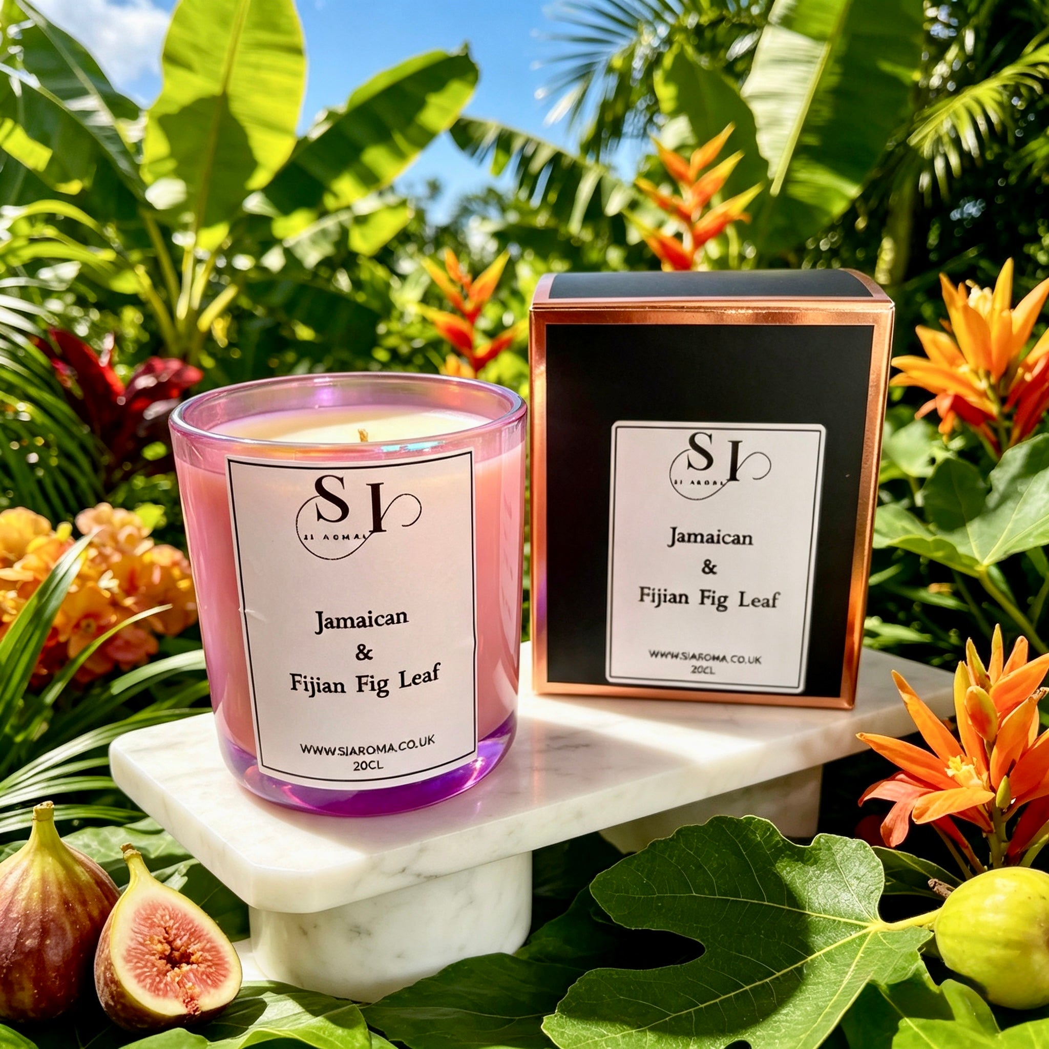Jamaican & Fijian Fig Leaf Soy Wax Candle