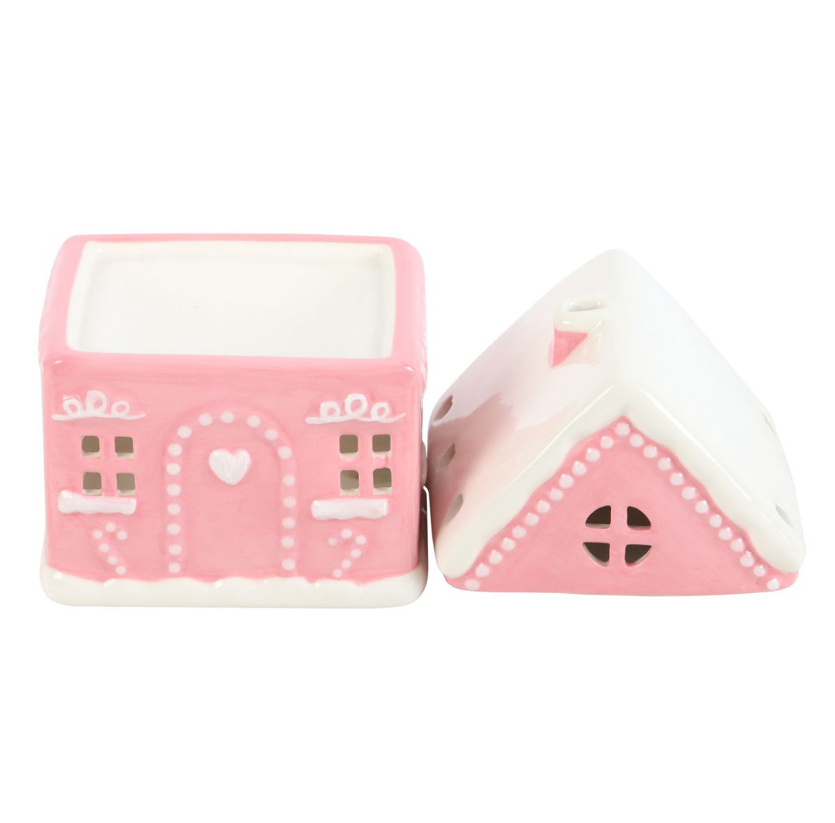 Pink gingerbread house burner