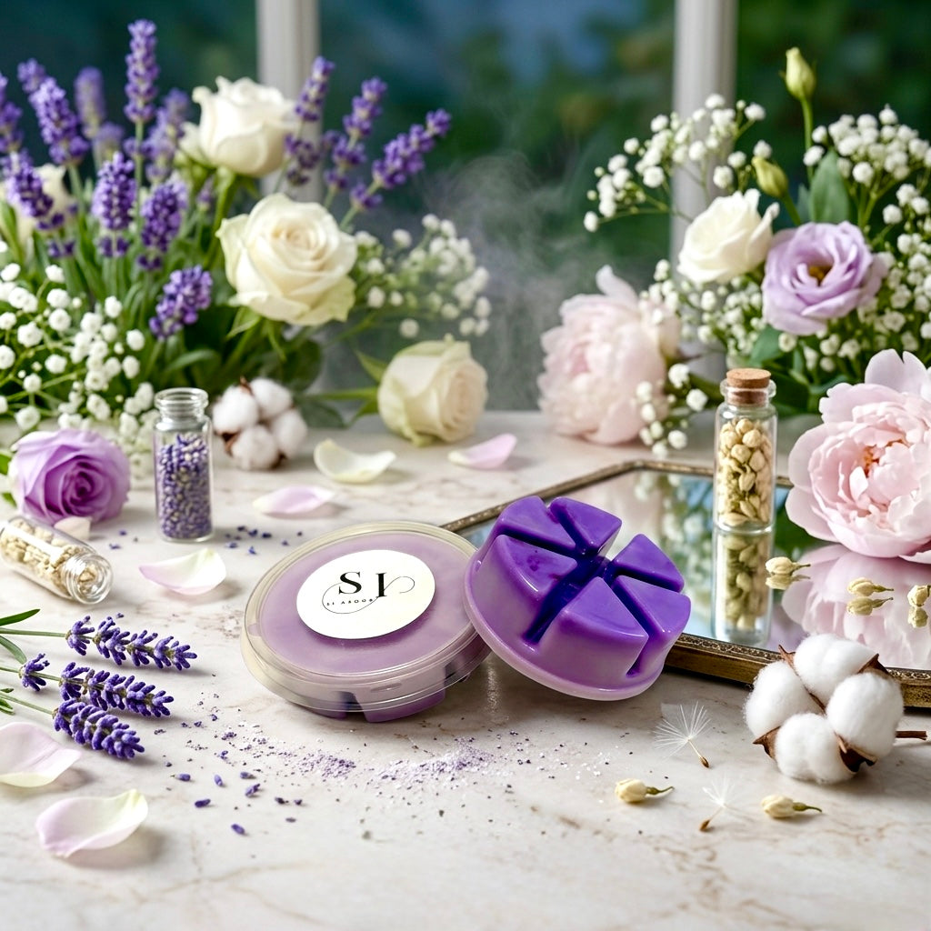 Floral Chic wax melt pot