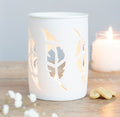 White feather cut out Burner