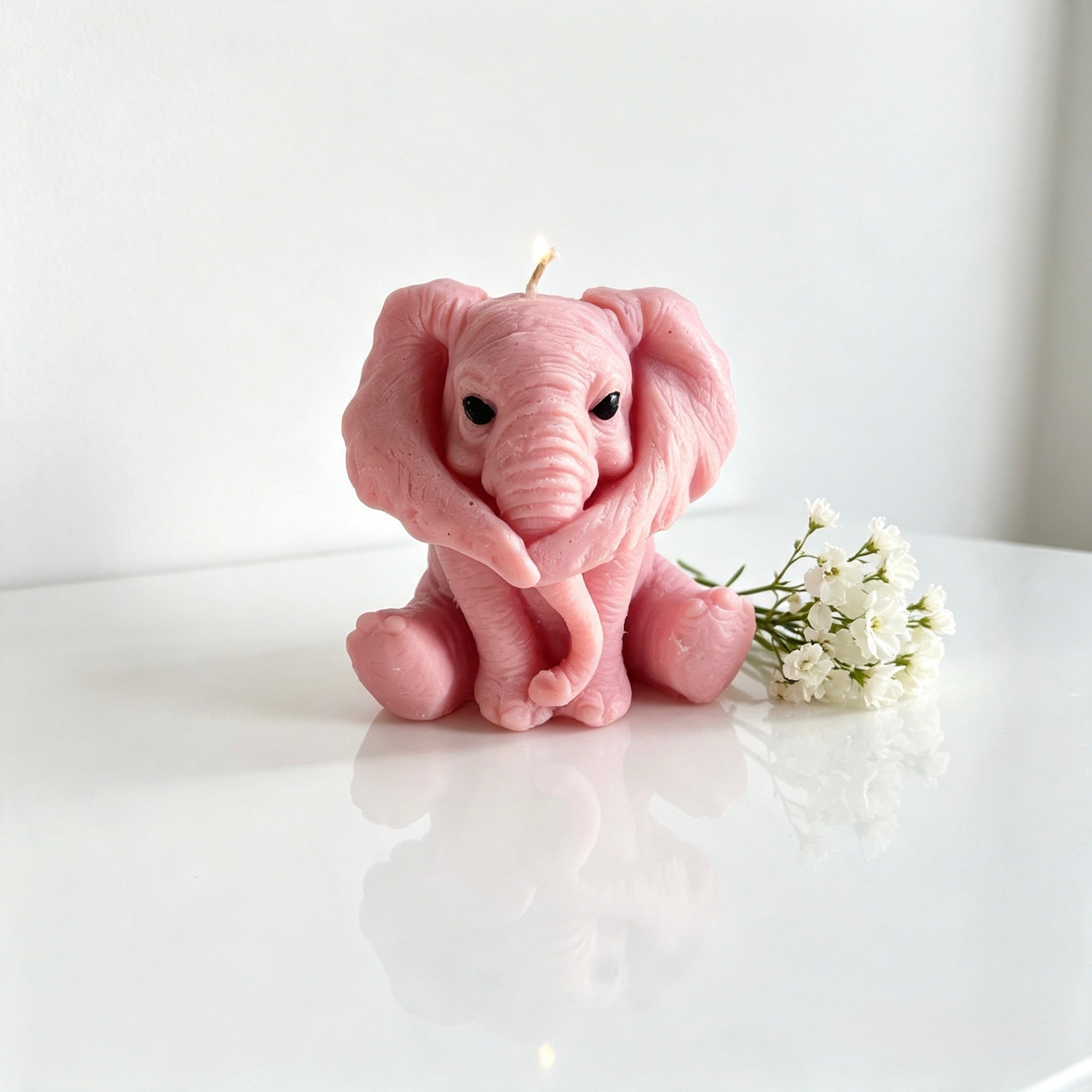 Hear No Evil Elephant Candle