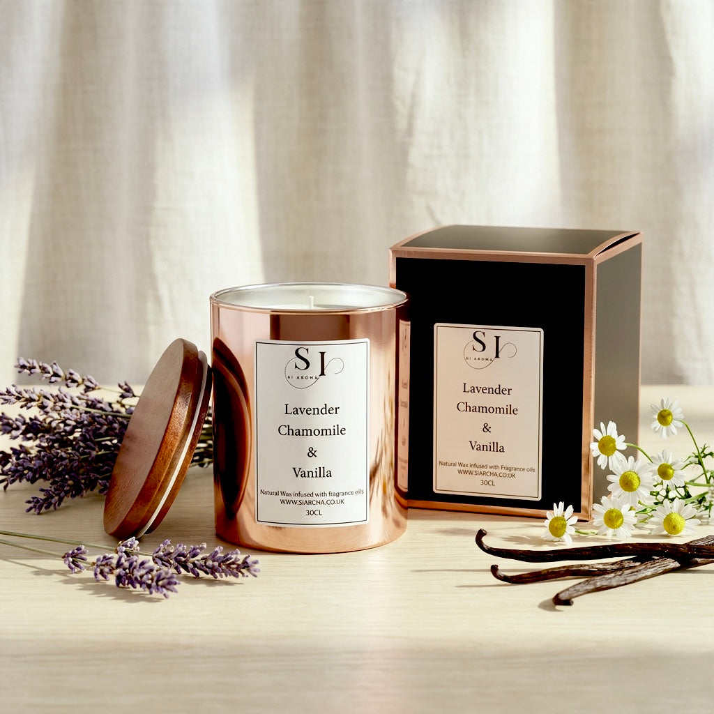 30cl Lavender Chamomile & Vanilla Soy Wax Candle