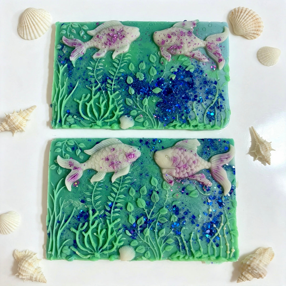 Aquarium Vibes Rectangular Wax Melt – approx 80g