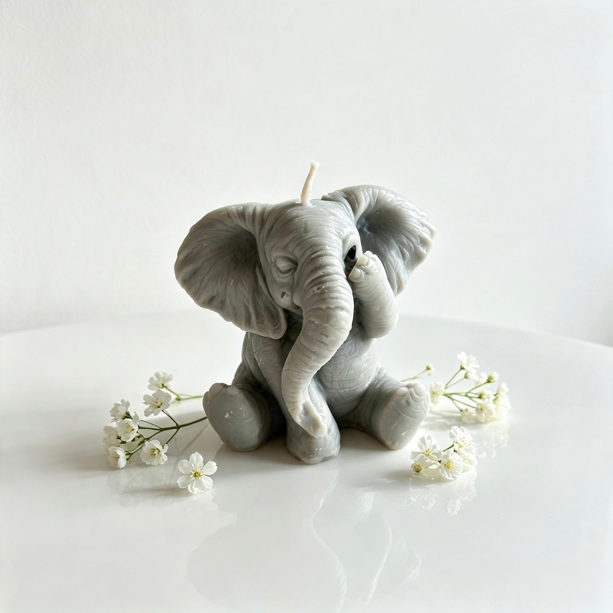 See No Evil Elephant Candle