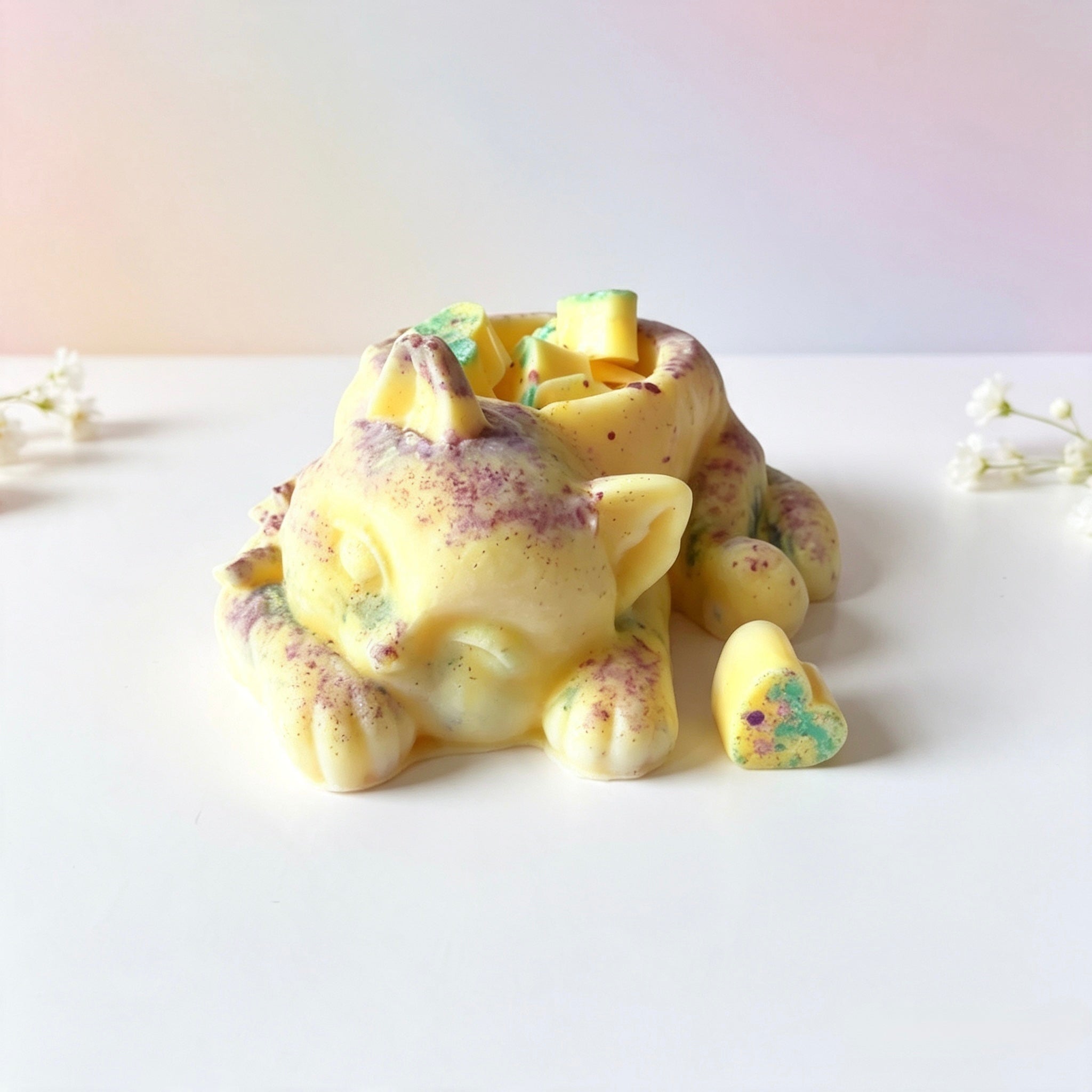 Sleeping Cat Wax Melts – Natural Soy Wax | Handcrafted with Mini Hearts Inside
