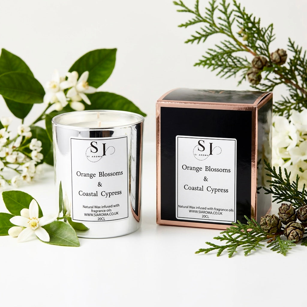 20cl Orange Blossoms & Coastal Cypress Soy Wax Candle
