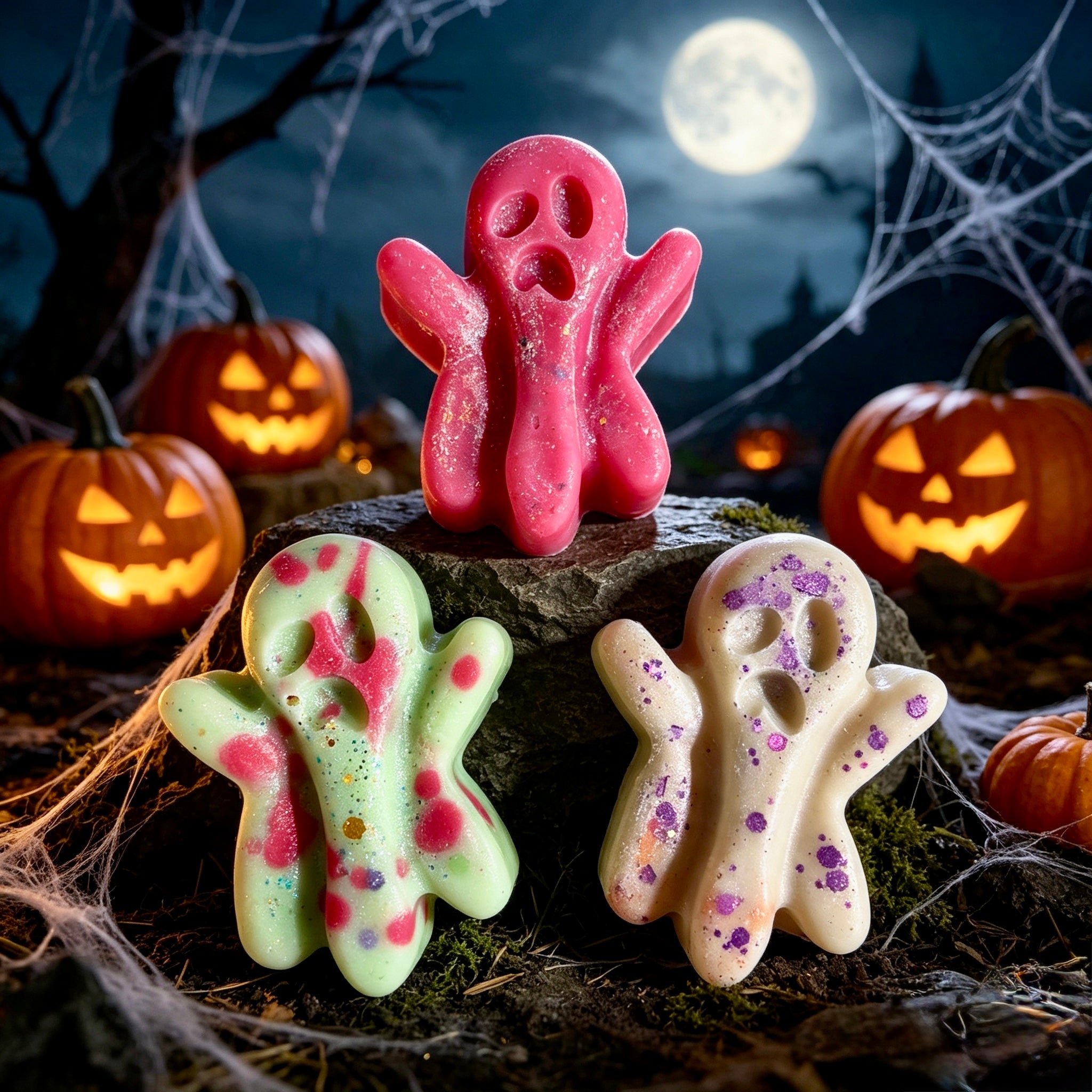 Ghost shape wax melts