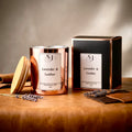 30cl Lavender & Leather Candle