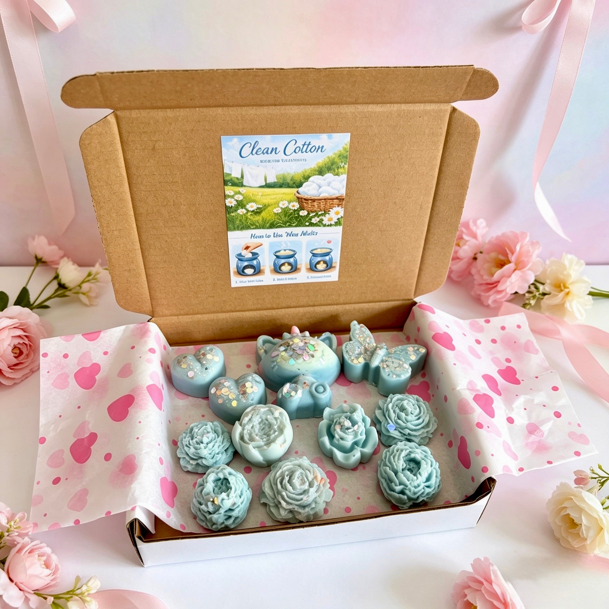 Clean Cotton Scented Wax Melts - Clean & Fresh