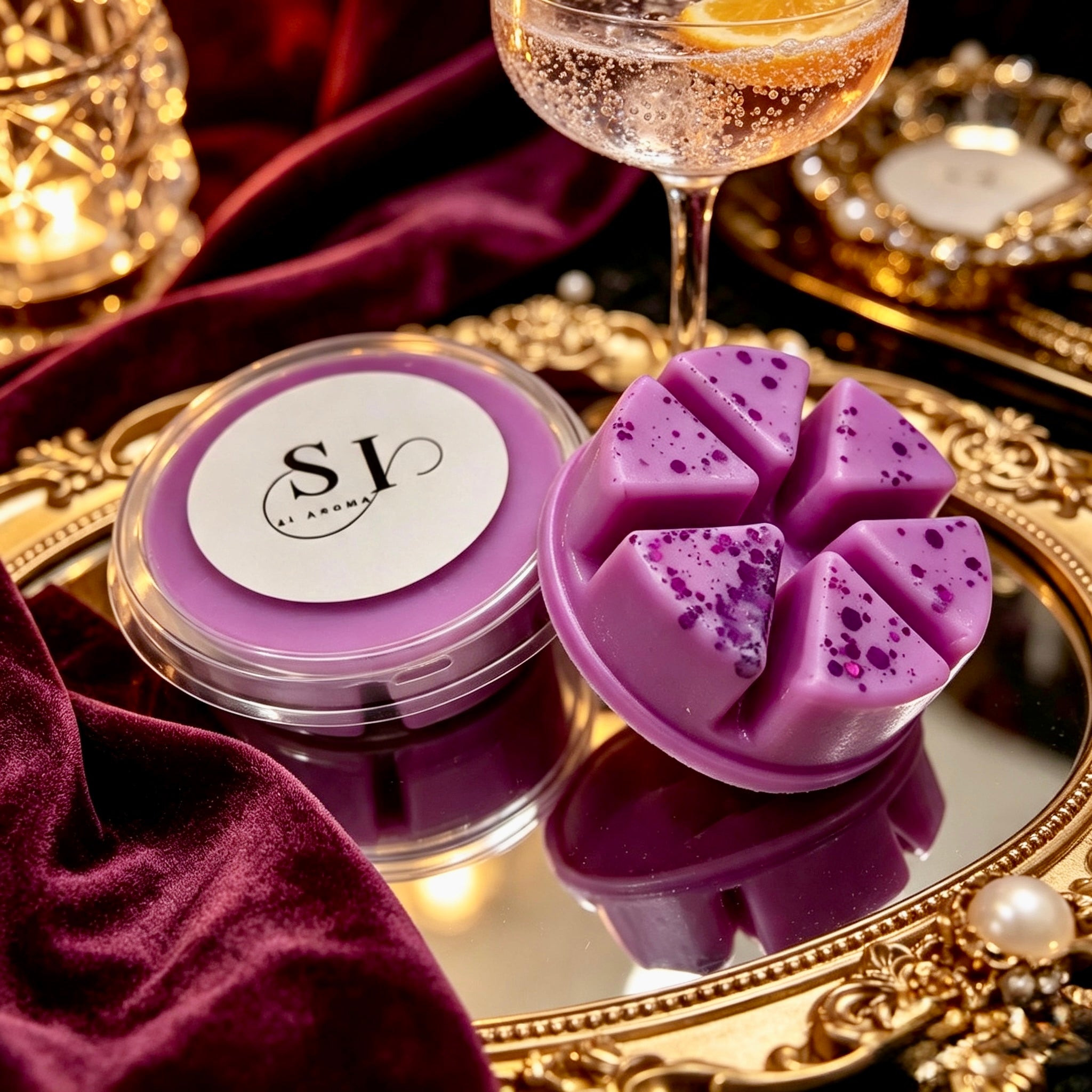 Luxury Fizz Cocktail wax melt pot