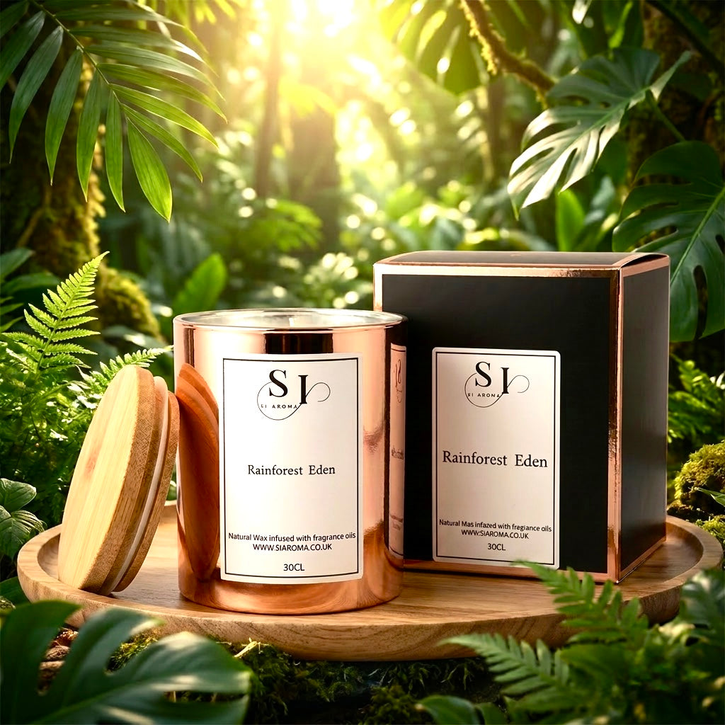 30cl Rainforest Eden – Natural Soy Wax Candle🌿