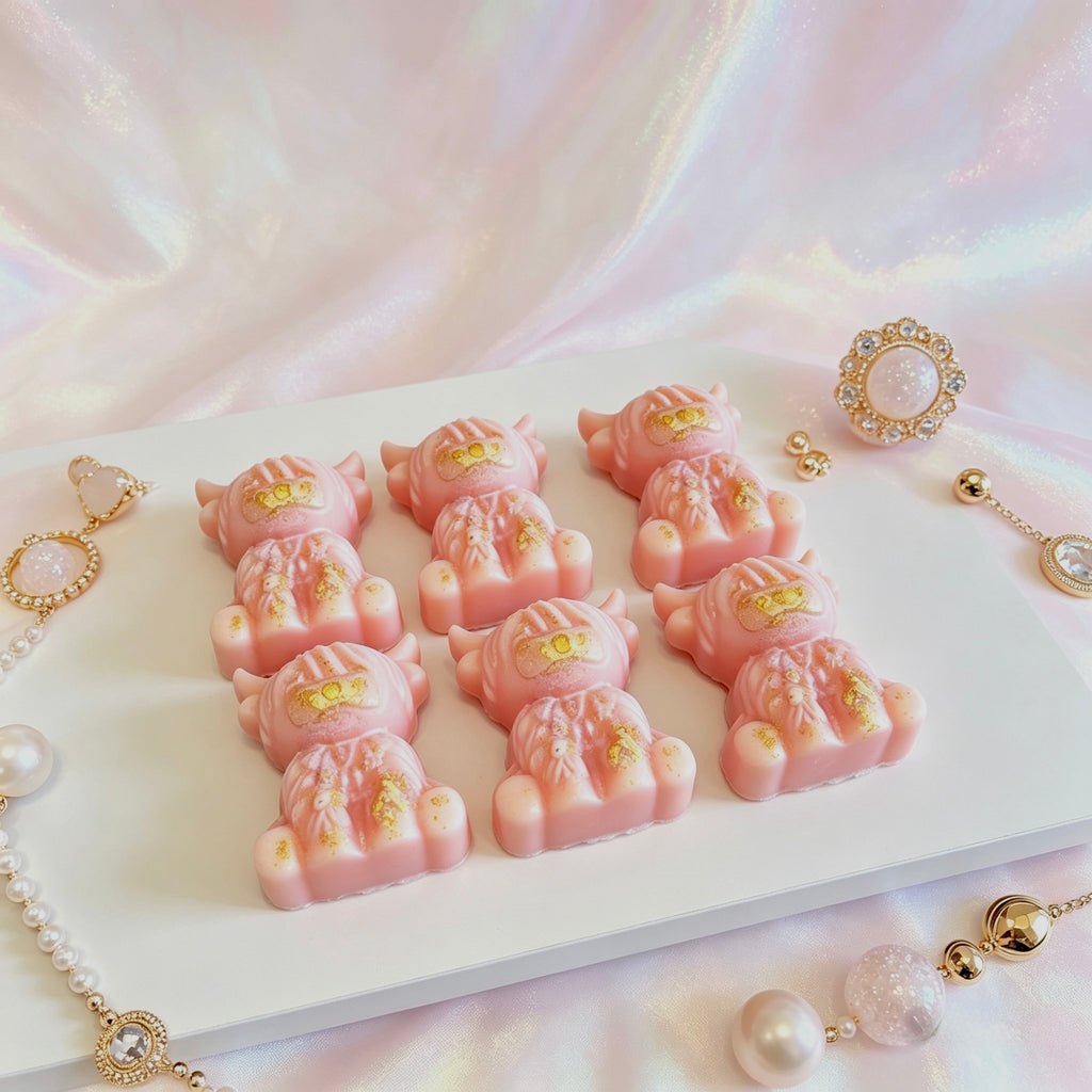 6 Highland Cow Wax Melts – Luxury Fizz Scent | Natural Soy Wax