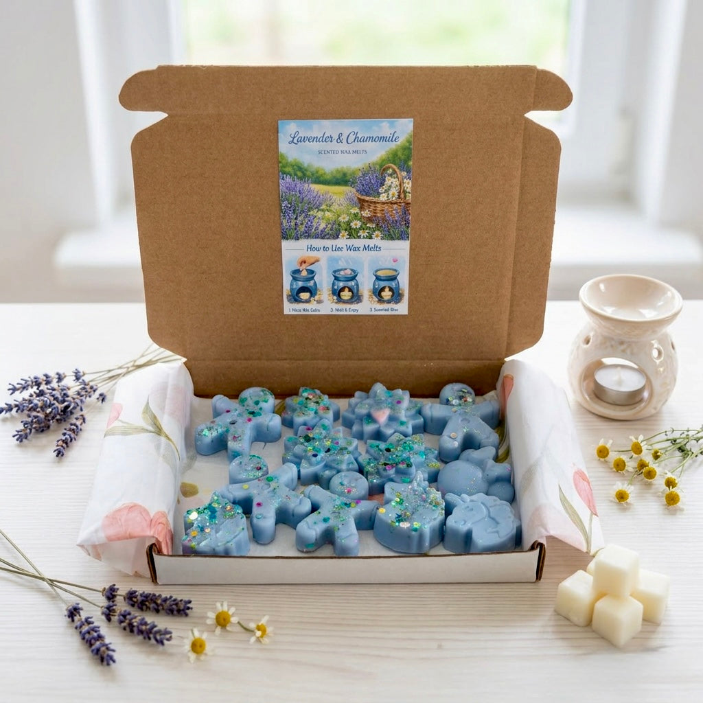 Lavender & Chamomile Wax Melts - Floral & Calming Scent