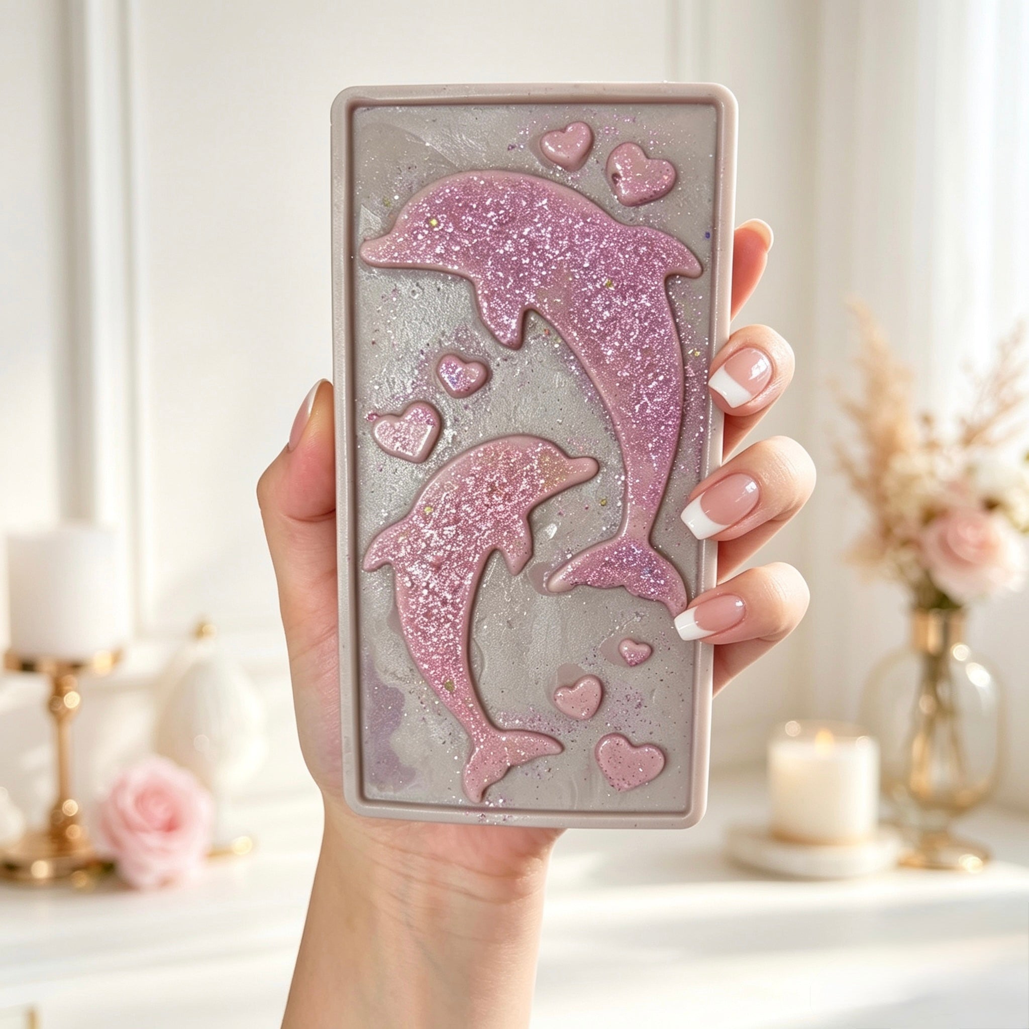 Extra Large Dolphin Wax Melt Snap Bar