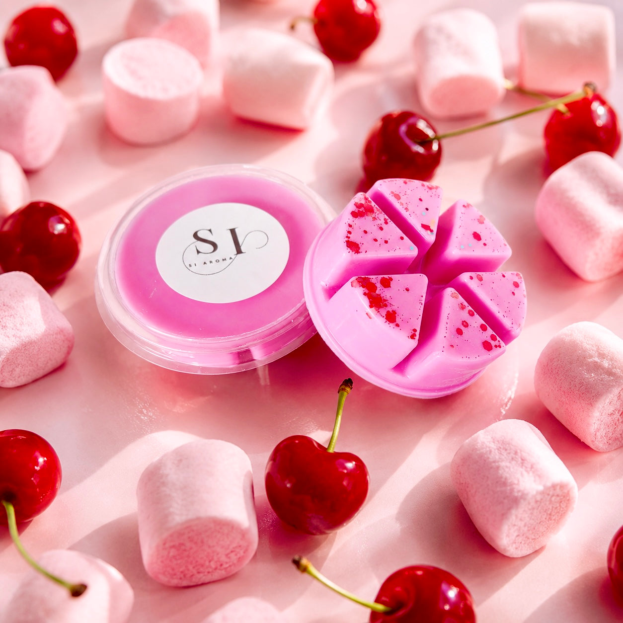 Marshmallows & Californian Cherry Wax Melt Pot