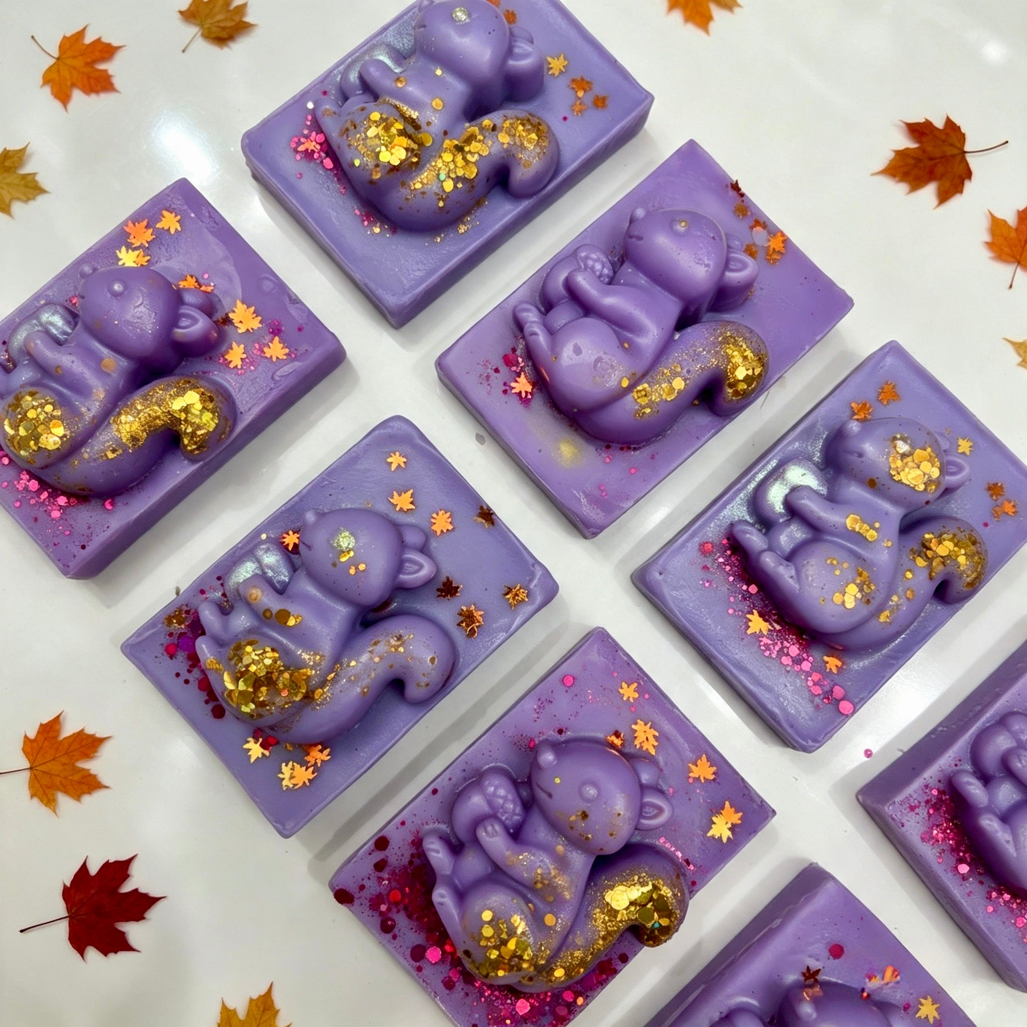 🐿️ Squirrel Stack Wax Melts – Approx 80g | Moonlight Scent