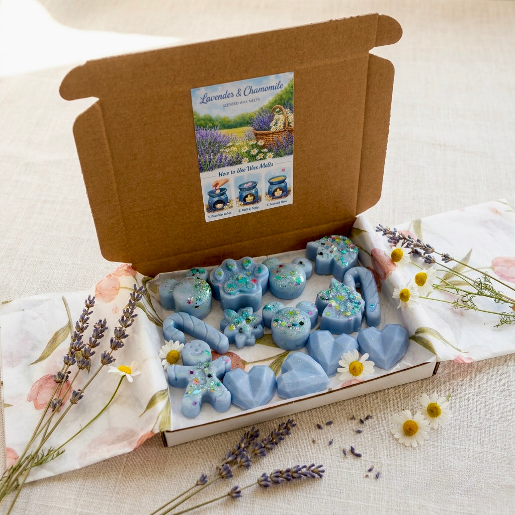 Lavender & Chamomile Wax Melts - Floral & Calming Scent