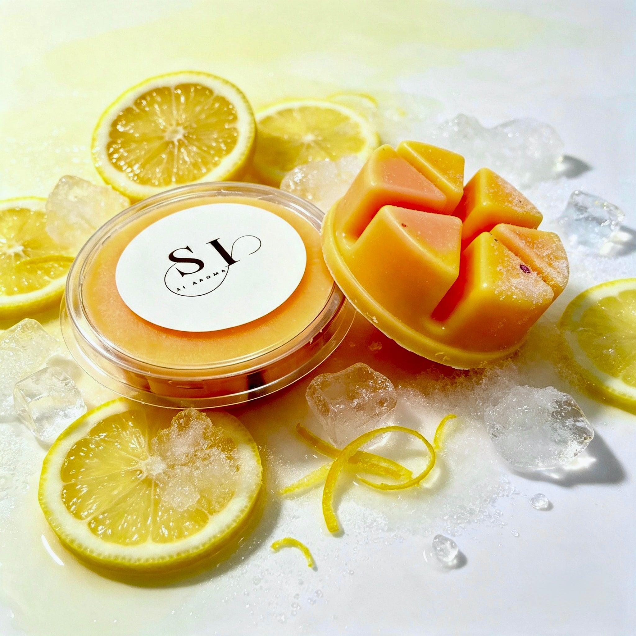 Lemon Sherbet wax melt pot