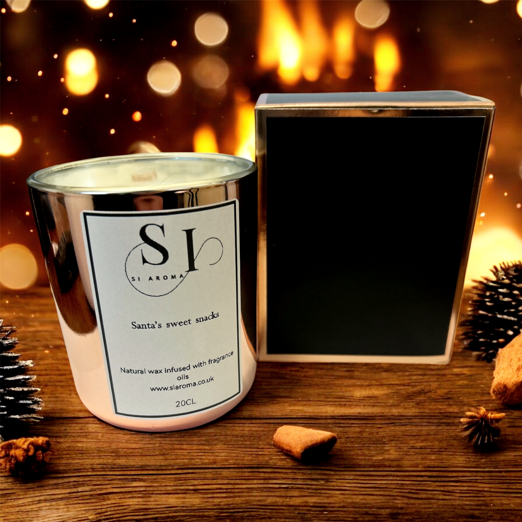 20cl Santa’s sweet snacks candle