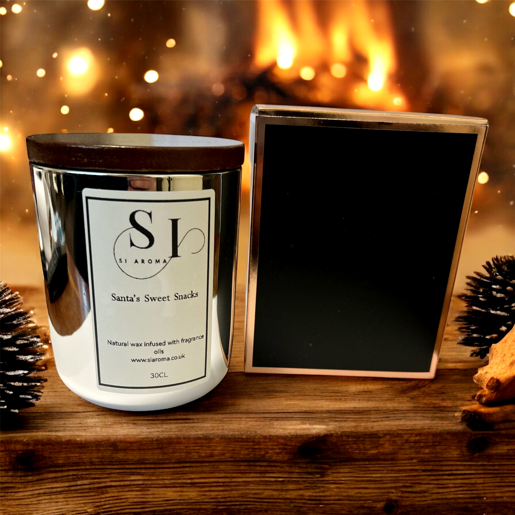 30cl Santa’s sweet snacks candle