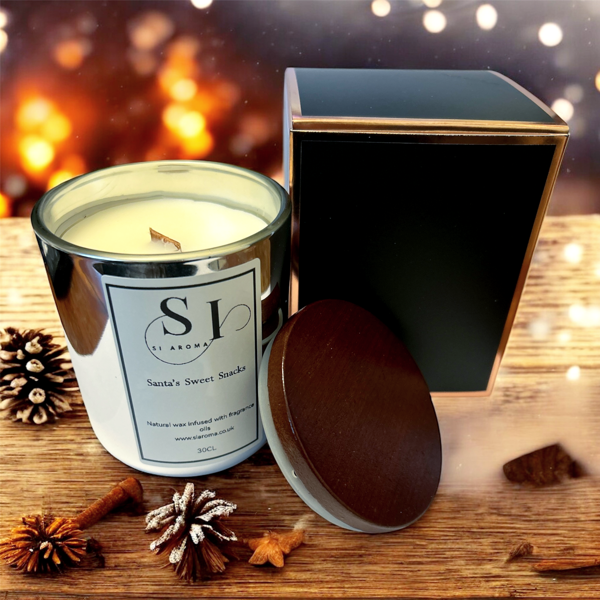 30cl Santa’s sweet snacks candle