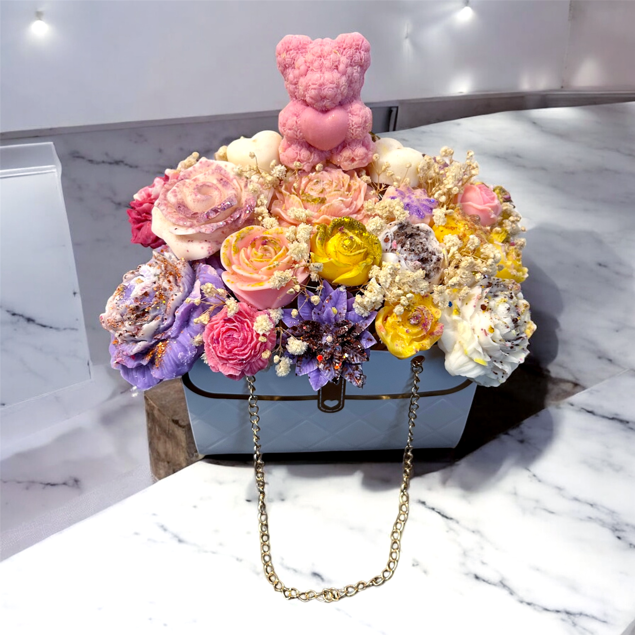 Wax melt flower bouquet