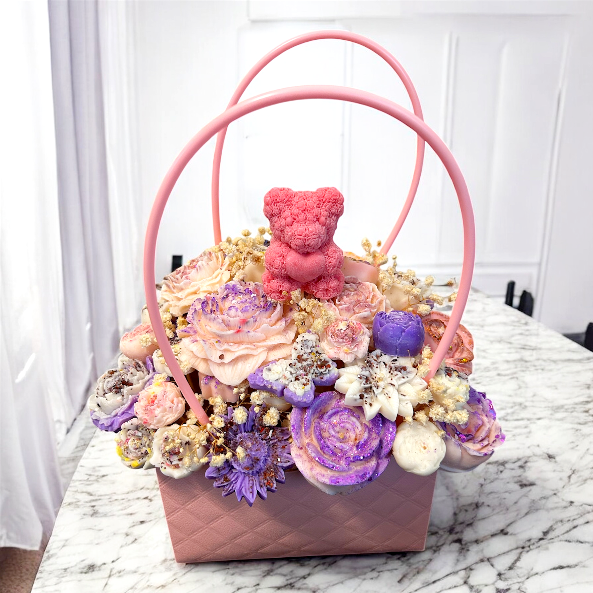 Large wax melt flower bouquet