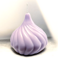 Swirl decorative candle