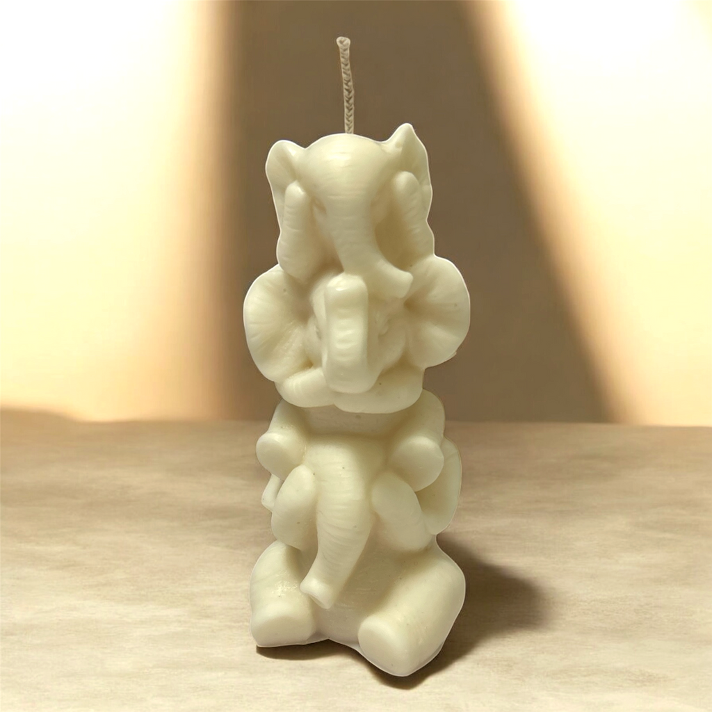 3D Stacking Elephant Candle