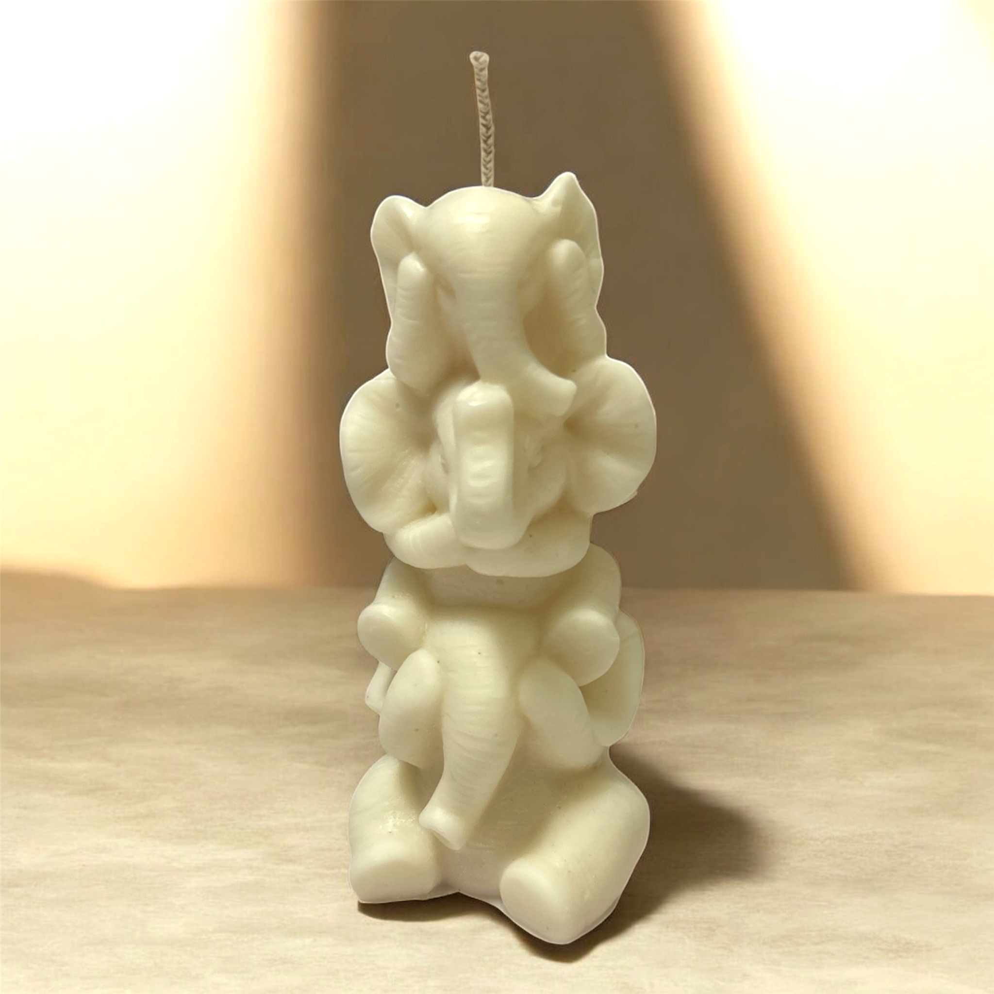 3D Stacking Elephant Candle