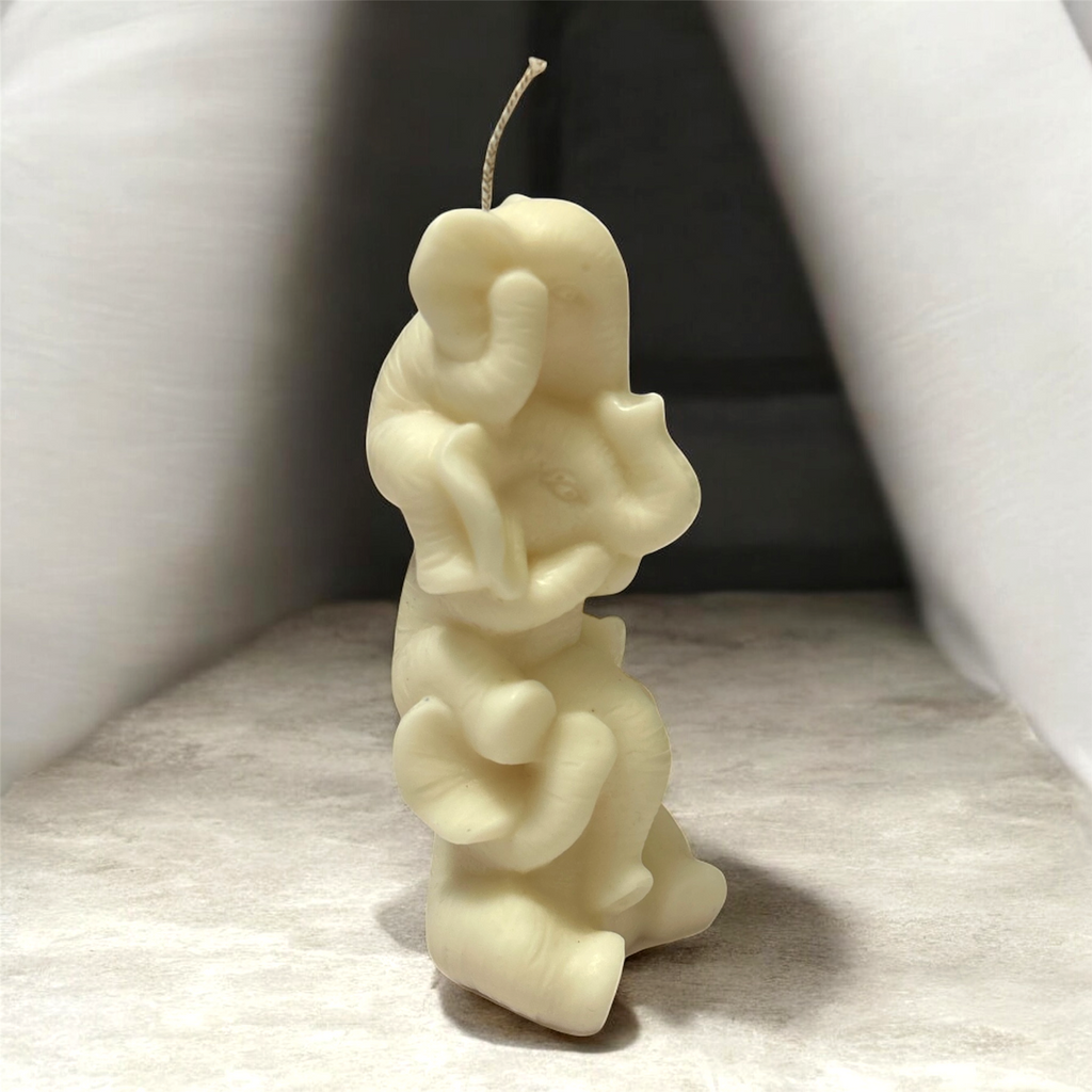 3D Stacking Elephant Candle