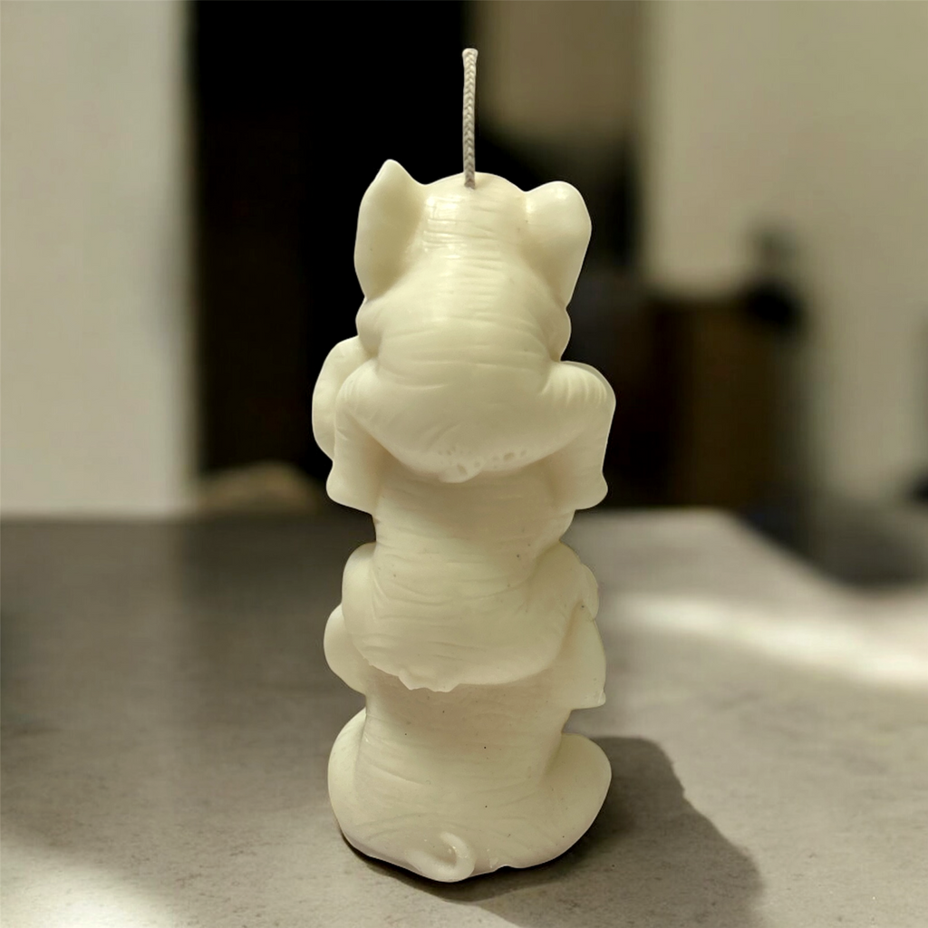 3D Stacking Elephant Candle