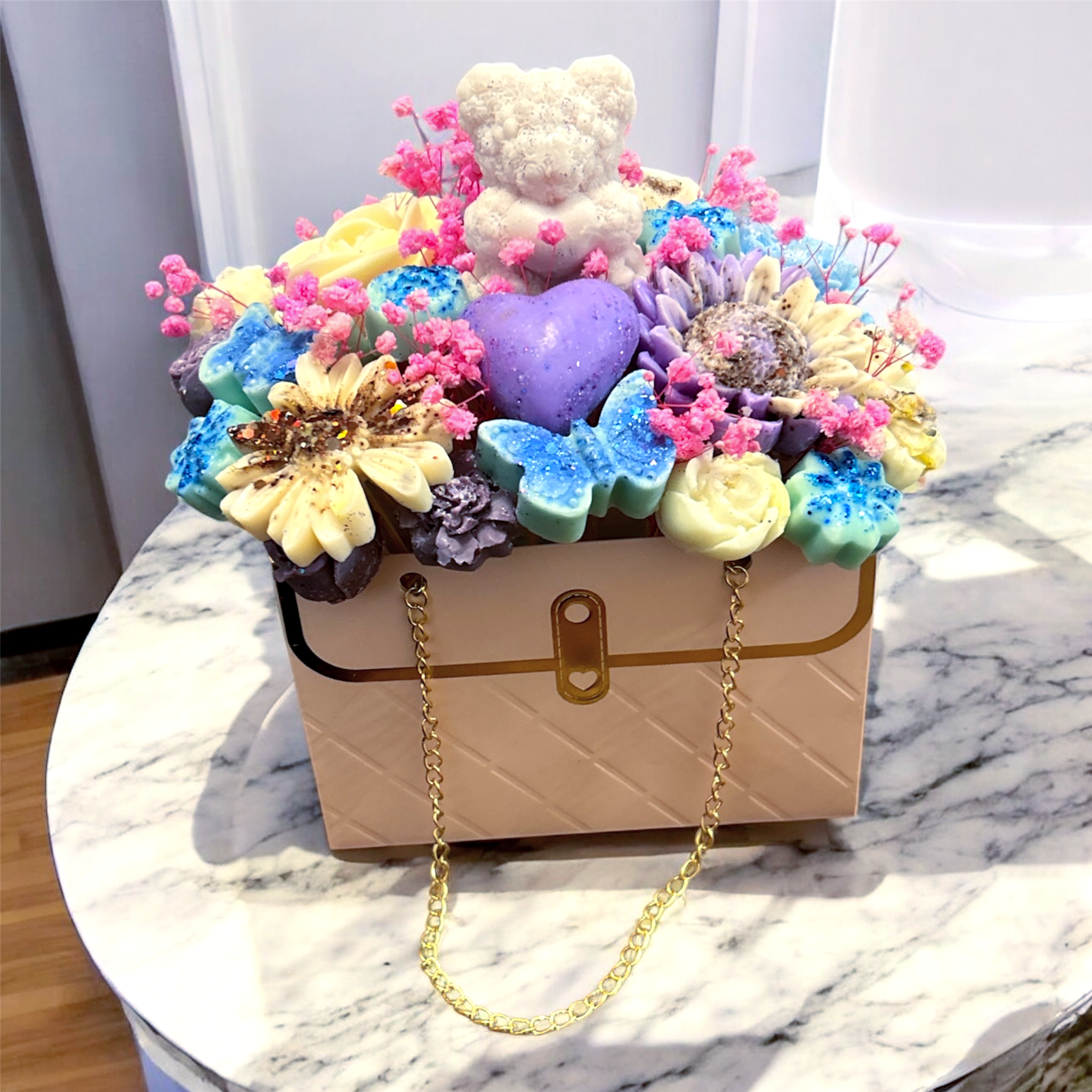 Wax melt flower bouquet