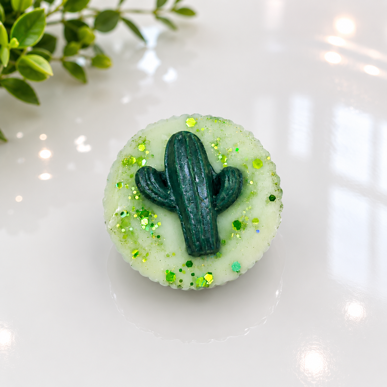 Cactus cupcake wax melt