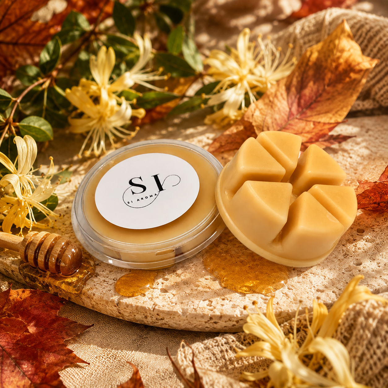 Aromatic Honeysuckle wax melt pot