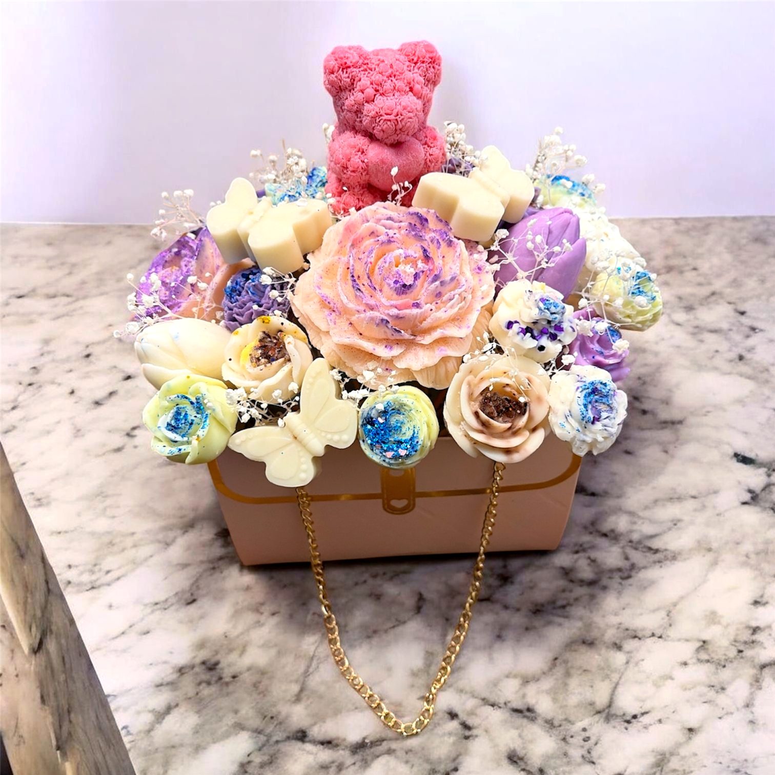 Wax melt flower bouquet